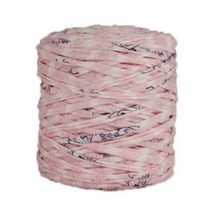Trapilho XL imprimé fleuri - Bobine, pelote de t-shirt yarn, Hooked, zpagetti, trapillo. Fil de tissu recyclé pour crochet
