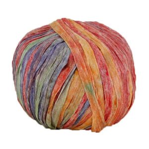 Trapilho paper multicolore - Bobine, pelote de t-shirt yarn, Hooked, zpagetti, trapillo pour crochet et tricot. Fil de tissu recyclé souple et ultra léger pour sacs, pochettes, bijoux