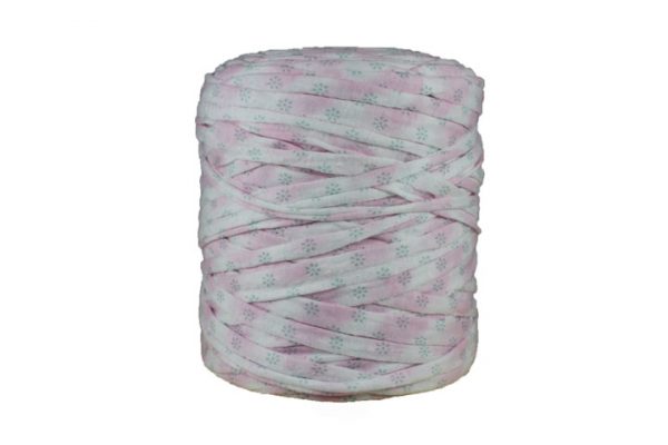 Trapilho imprimé pastel - Bobine, pelote de t-shirt yarn, Hooked, zpagetti, trapillo. Fil de tissu recyclé pour crochet, tricot, tissage, macramé