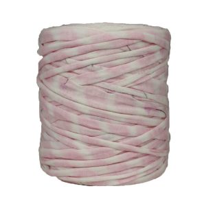 Trapilho-bobine-pelote-imprimé-rose-blanc
