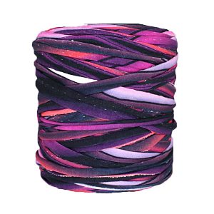 Trapilho-Bobine-imprimé noir violet rose