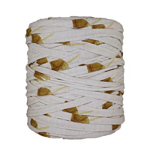 Trapilho-Bobine-Imprimé-ocre-blanc-cassé