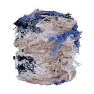 Trapilho-Bobine-éffiloché-bleu-beige-blanc