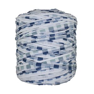 Trapilho-Bobine-imprimé-bleu-vert-blanc