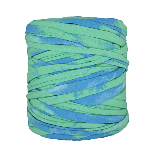 Trapilho-Bobine-imprimé-bleu-vert